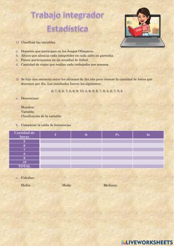 Trabajo integrador de Estadística