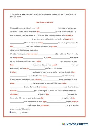 Les temps du passé (1)