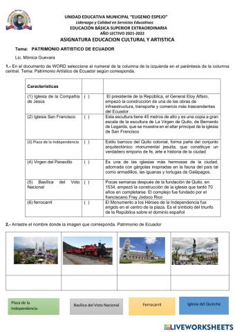 Patrimonio artístico de Ecuador