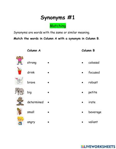 Synonyms by Oclarky1