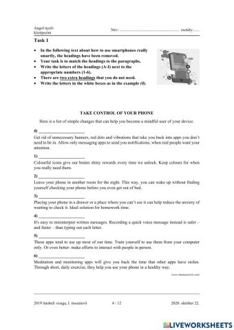 Take control of your phone