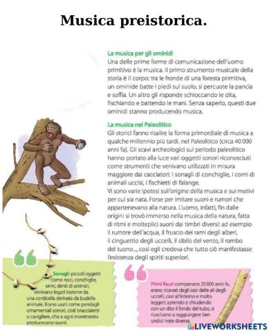 Musica preistorica