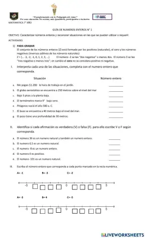Nùmeros enteros