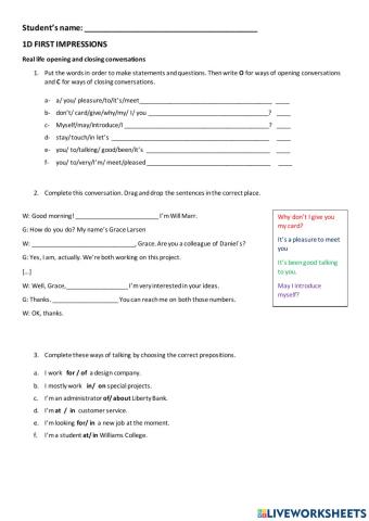 STEP B1.2  activity