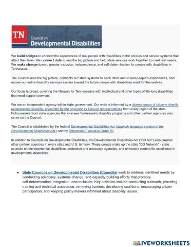 TN Council for Developmental Disabilities