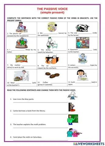 Passive voice - simple present