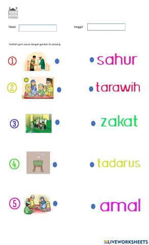 Worksheet ramadhan