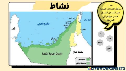 ورقة عمل النباتات الجبلية