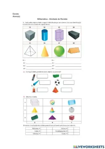 Atividade de Revisão