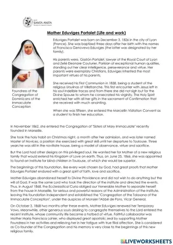 Mother eduviges portalet