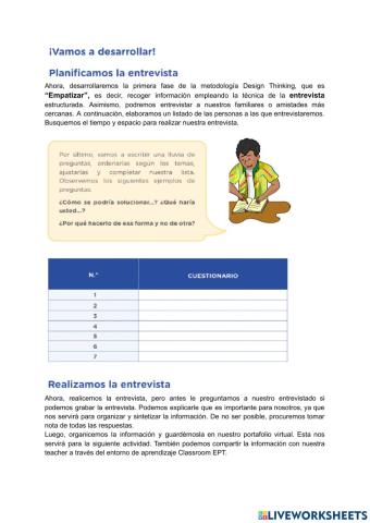 Planificamos la entrevista