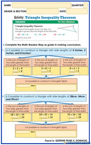 Triangle Inequality Theorem