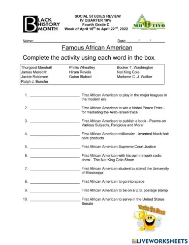 Black African American History