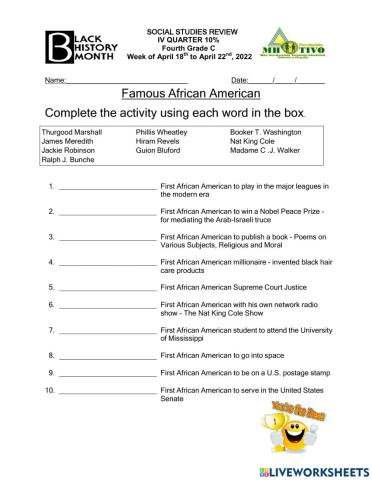 Black African American History