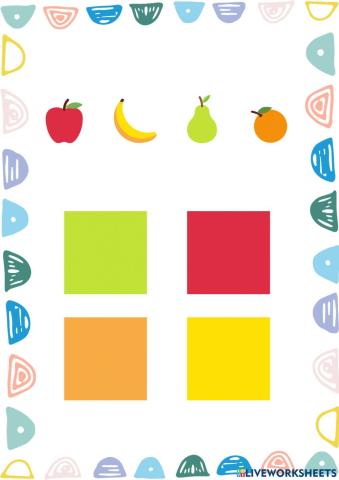 Frutas y colores