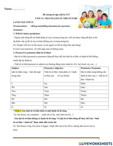 E7 cuối kì 2 (p2)