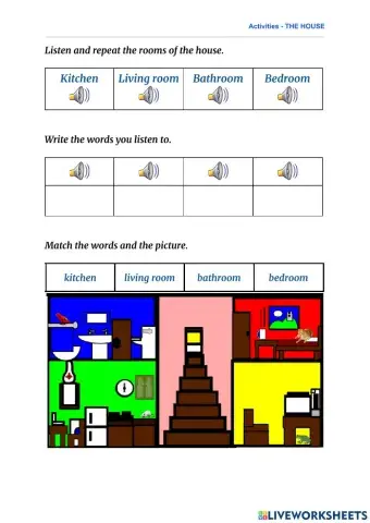 Activities: The house with listening.