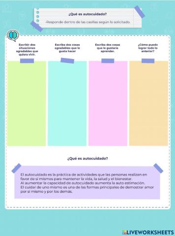 ¿Qué es autocuidado?