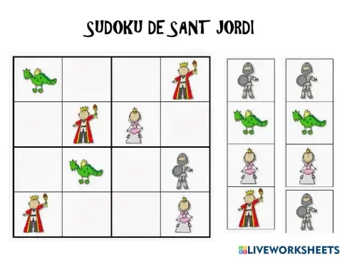 Sudoku de sant jordi