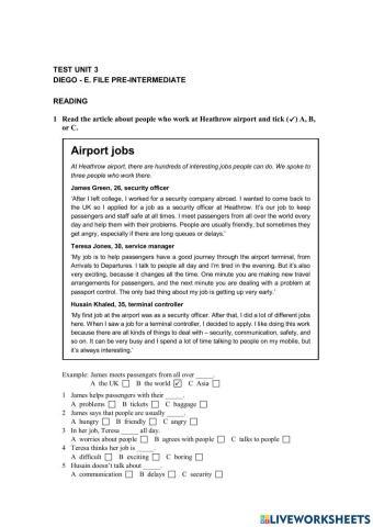 TEST UNIT 3 E. FILE PRE INTERMED