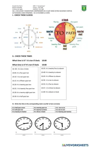 Class 4 unit 2 6th grade