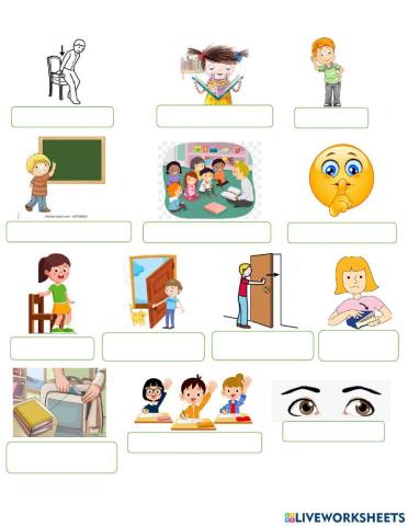 Commands in the classroom