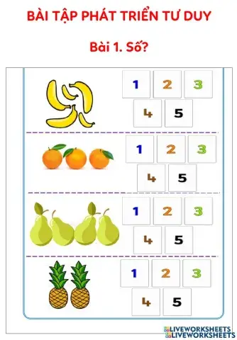 Bài tập mầm xanh