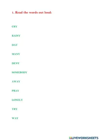 Pronunciation of -y- at the end of the words