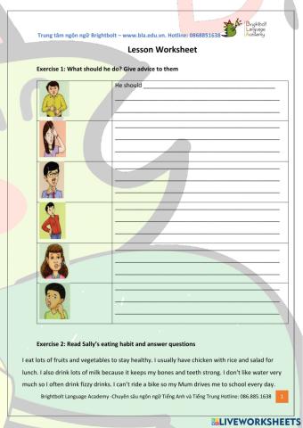 Lesson Worksheet