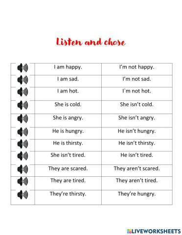 Unit 4- Feeling- Academy 1