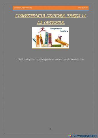 Competencia lectora.