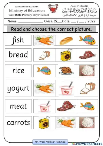 F&F2 - Unit 7 - Dinnertime