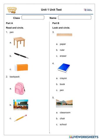 Hang out starter Unit1