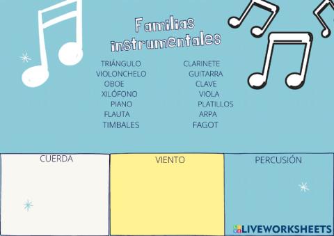 FAMILIAS INSTRUMENTALES