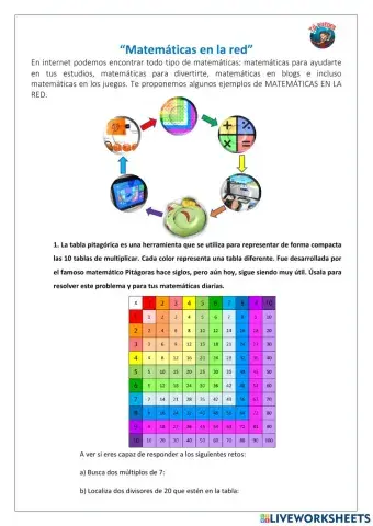 M-Matemáticas en la red