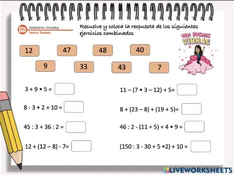 Ejercicios combinados