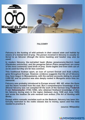Falconry