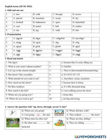 Group 3 - The box + Past Simple negative review