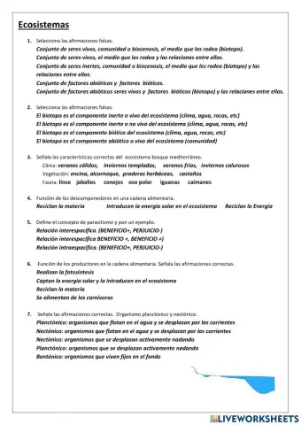 Ecosistemas