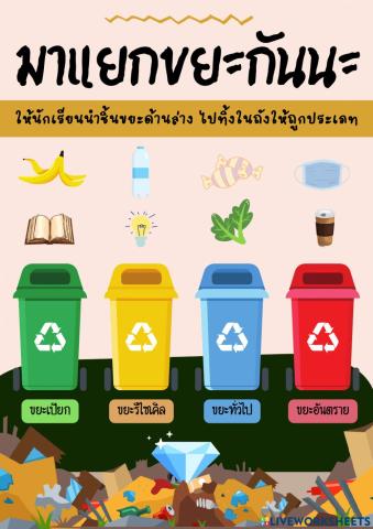 การแยกขยะ