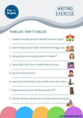 Simple Past: Translation