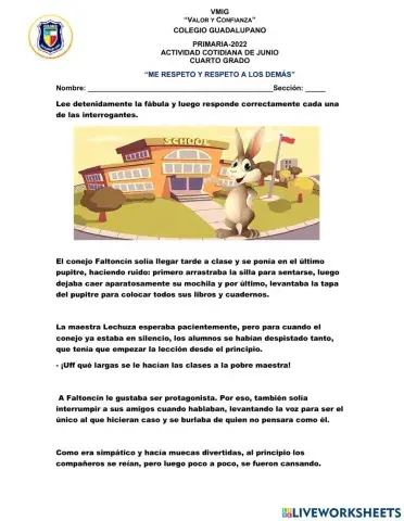 Actividad Cotidiana MUCI- Junio-2022