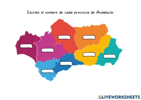 Provincias de Andalucía