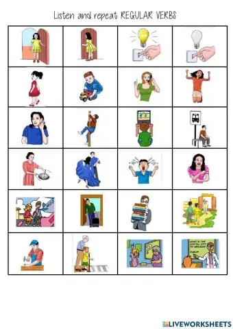 listen and choose mix verbs 1