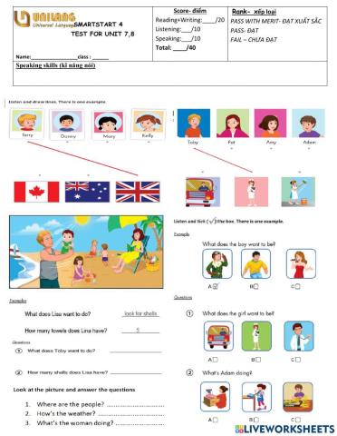 Smart start 5 - Theme 7,8