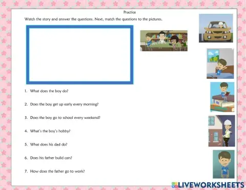 Watch a video in Simple Present