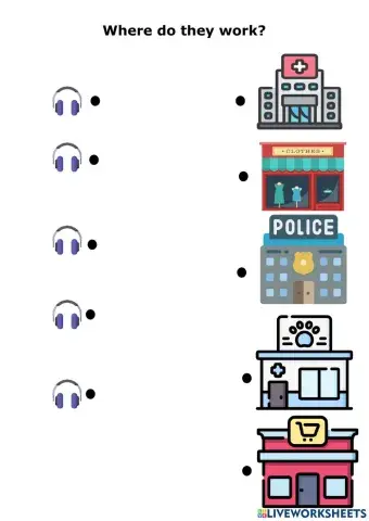 Jobs and places of work