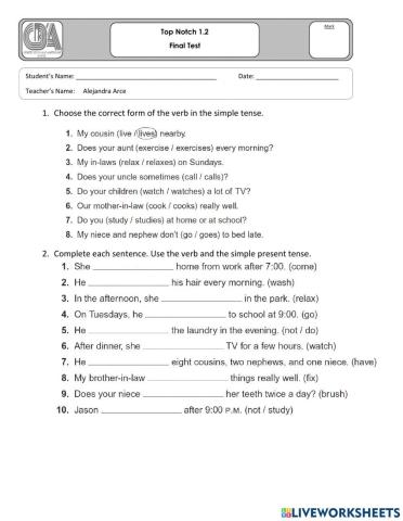 Tn 1.2 - extra unit 3