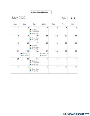 Email to a Neighbour Recycling 2022