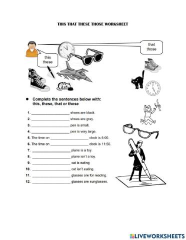 Demonstrative Adjectives